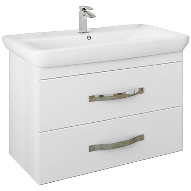 Тумба под раковину Sanflor Одри 80 Н0000001103 подвесная Белая, купить, цена, заказать, магазин, доставка, скидка, промокод, купить, цена, заказать, магазин, доставка, скидка, промокод
