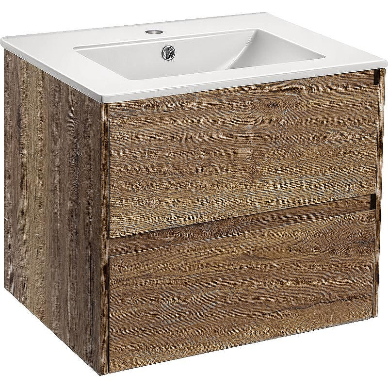 Тумба под раковину Vincea Gio 60 VMC-2G600TO подвесная T.Oak, купить, цена, заказать, магазин, доставка, скидка, промокод, купить, цена, заказать, магазин, доставка, скидка, промокод