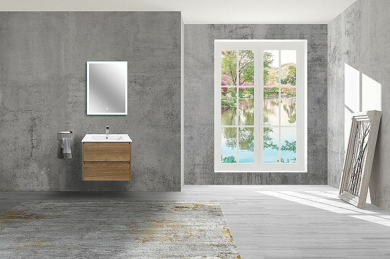 Тумба под раковину Vincea Gio 60 VMC-2G600TO подвесная T.Oak, купить, цена, заказать, магазин, доставка, скидка, промокод, купить, цена, заказать, магазин, доставка, скидка, промокод