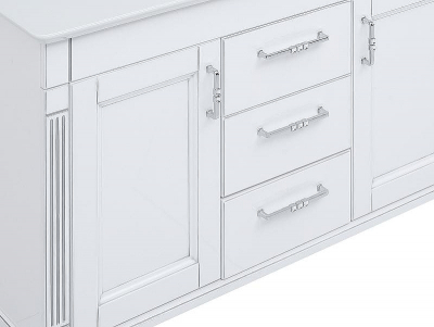 Тумба с раковиной Aquanet Селена 120 233696 Белая Патина серебро