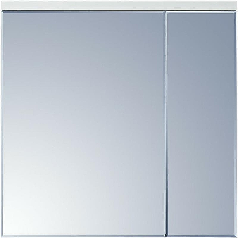 Зеркальный шкаф Aquaton Брук 80 1A200602BC010 с подсветкой Белый, купить, цена, заказать, магазин, доставка, скидка, промокод, купить, цена, заказать, магазин, доставка, скидка, промокод