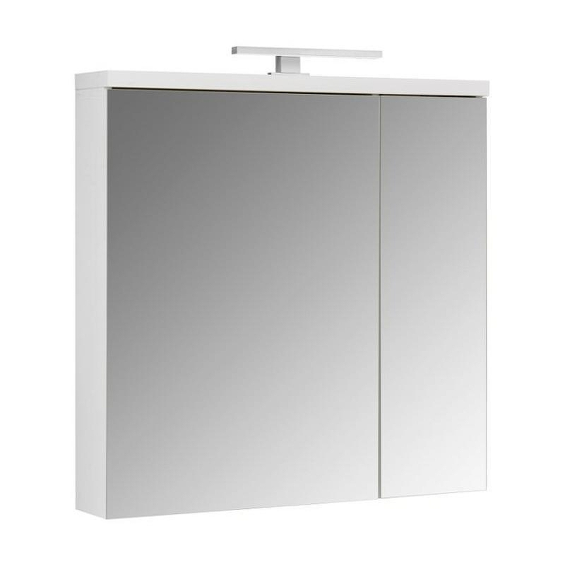 Зеркальный шкаф Aquaton Брук 80 1A200602BC010 с подсветкой Белый, купить, цена, заказать, магазин, доставка, скидка, промокод, купить, цена, заказать, магазин, доставка, скидка, промокод