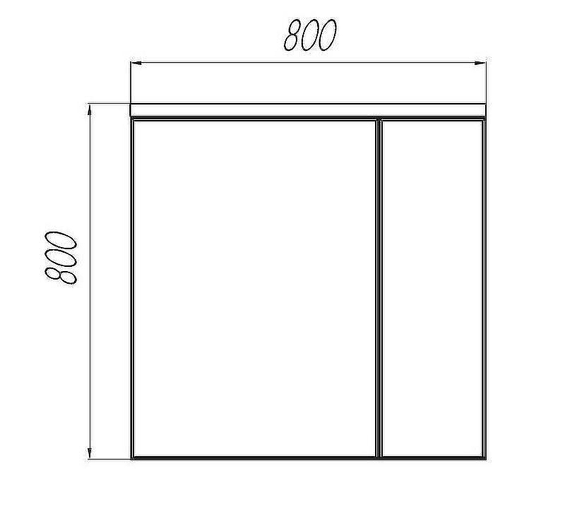 Зеркальный шкаф Aquaton Брук 80 1A200602BC010 с подсветкой Белый, купить, цена, заказать, магазин, доставка, скидка, промокод, купить, цена, заказать, магазин, доставка, скидка, промокод