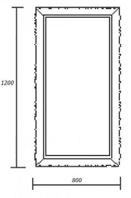 Зеркало Boheme Armadi Art Natura 80 524 Золото