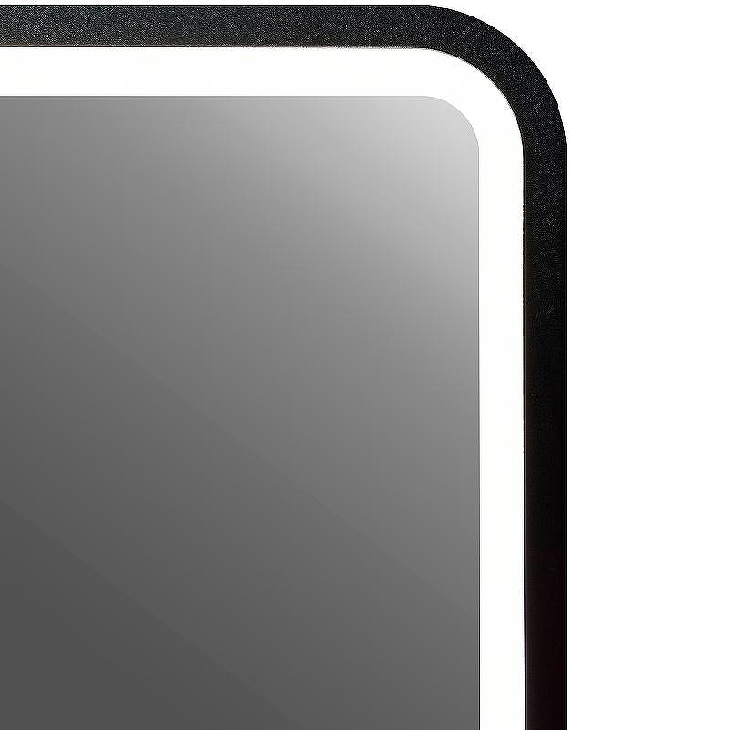 Зеркало Reflexion Happy 600х800 RF4919HP с подсветкой Черное с сенсорным выключателем и диммером, купить, цена, заказать, магазин, доставка, скидка, промокод, купить, цена, заказать, магазин, доставка, скидка, промокод