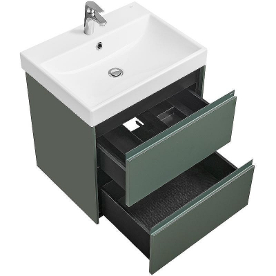 Тумба под раковину Roca Ona 60 A857613513 подвесная Зеленая матовая