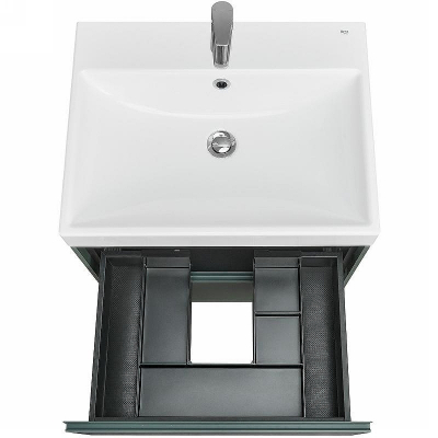 Тумба под раковину Roca Ona 60 A857613513 подвесная Зеленая матовая