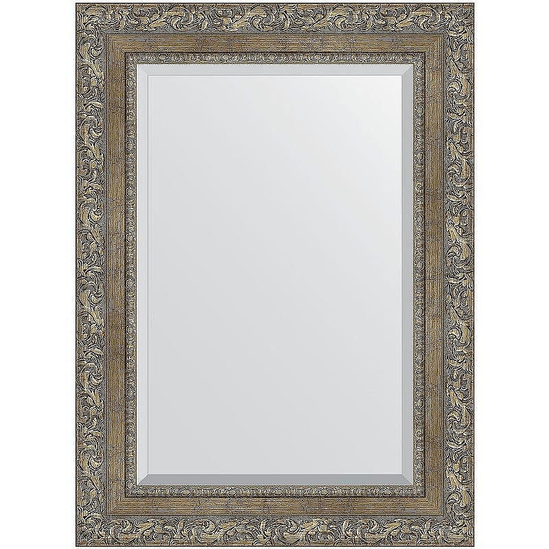 Зеркало Evoform Exclusive 75х55 BY 3385 с фацетом в багетной раме - Виньетка античная латунь 85, купить, цена, заказать, магазин, доставка, скидка, промокод, купить, цена, заказать, магазин, доставка, скидка, промокод