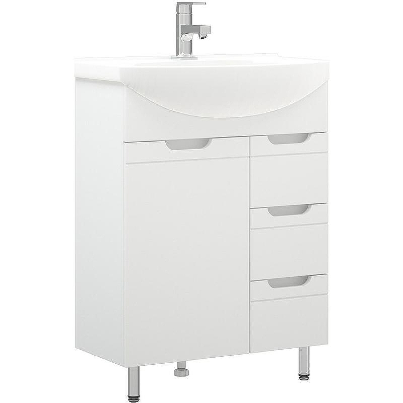 Тумба под раковину Corozo Лея 65 Z3 SD-00001509 Белая, купить, цена, заказать, магазин, доставка, скидка, промокод, купить, цена, заказать, магазин, доставка, скидка, промокод