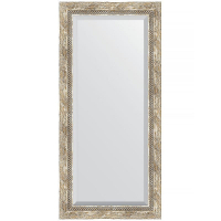Зеркало Evoform Exclusive 113х53 BY 3485 с фацетом в багетной раме - Прованс с плетением 70, купить, цена, заказать, магазин, доставка, скидка, промокод, купить, цена, заказать, магазин, доставка, скидка, промокод