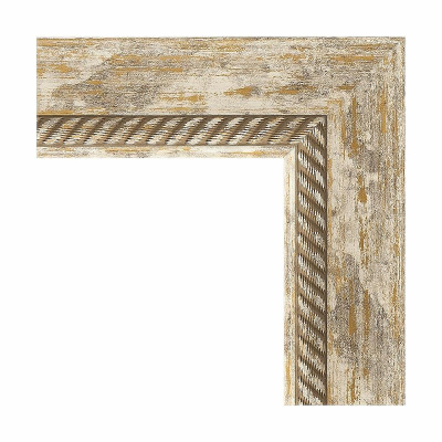 Зеркало Evoform Exclusive 113х53 BY 3485 с фацетом в багетной раме - Прованс с плетением 70