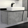 Тумба с раковиной Comforty Эдинбург 90 00004149881 подвесная Бетон светлый, купить, цена, заказать, магазин, доставка, скидка, промокод, купить, цена, заказать, магазин, доставка, скидка, промокод