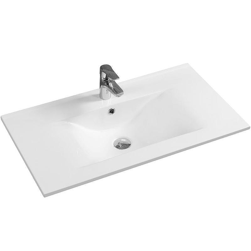 Тумба с раковиной SanVit Кубэ-3 80 kkube3080w Белая глянцевая, купить, цена, заказать, магазин, доставка, скидка, промокод, купить, цена, заказать, магазин, доставка, скидка, промокод