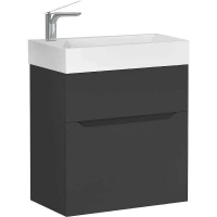 Тумба под раковину Jorno Folk 55 Folk.01.55/P/A/JR подвесная Антрацит, купить, цена, заказать, магазин, доставка, скидка, промокод, купить, цена, заказать, магазин, доставка, скидка, промокод