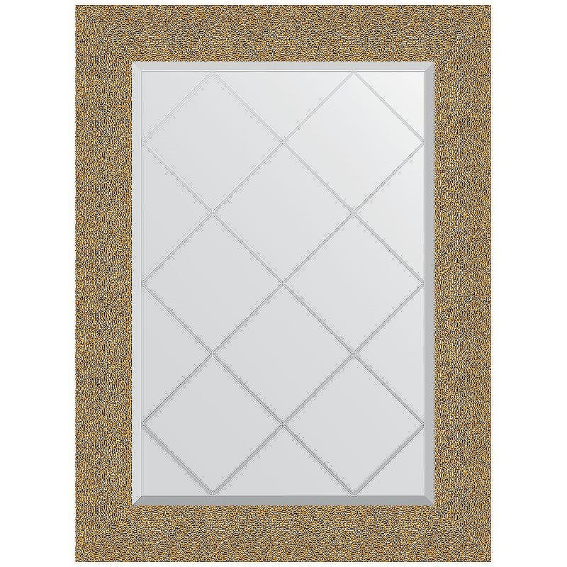 Зеркало Evoform Exclusive-G 89х66 BY 4108 с гравировкой в багетной раме - Чеканка золотая 90, купить, цена, заказать, магазин, доставка, скидка, промокод, купить, цена, заказать, магазин, доставка, скидка, промокод