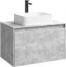 Корпус тумбы под раковину Aqwella 5 Stars Mobi 80 MOB0108BS подвесной Бетон светлый, купить, цена, заказать, магазин, доставка, скидка, промокод, купить, цена, заказать, магазин, доставка, скидка, промокод