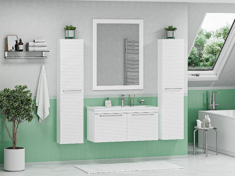 Шкаф пенал Brevita Catania 35 R CAT-05035-074П подвесной Белый матовый, купить, цена, заказать, магазин, доставка, скидка, промокод, купить, цена, заказать, магазин, доставка, скидка, промокод