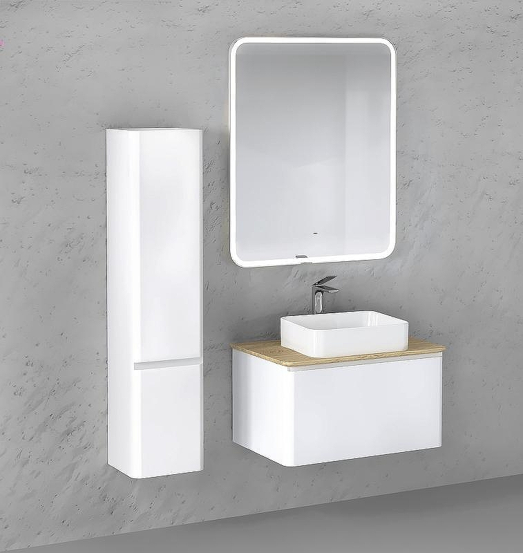 Зеркало Raval Morelle 80 Mrl.02.80/W/RL с подсветкой с бесконтактным выключателем, купить, цена, заказать, магазин, доставка, скидка, промокод, купить, цена, заказать, магазин, доставка, скидка, промокод