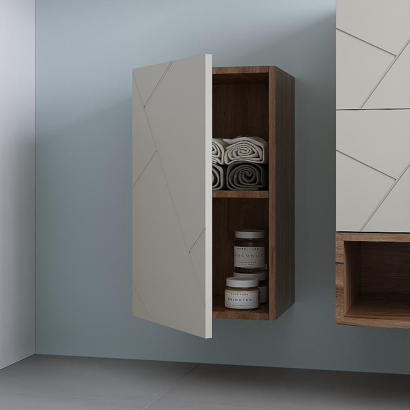 Подвесной шкаф Бриклаер Кристалл 35 4627125416996 Латте Дуб крафт табачный, купить, цена, заказать, магазин, доставка, скидка, промокод, купить, цена, заказать, магазин, доставка, скидка, промокод