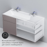 Тумба под раковину AM.PM Inspire V2.0 120 M50AFHX1203EGM подвесная Серая матовая, купить, цена, заказать, магазин, доставка, скидка, промокод, купить, цена, заказать, магазин, доставка, скидка, промокод