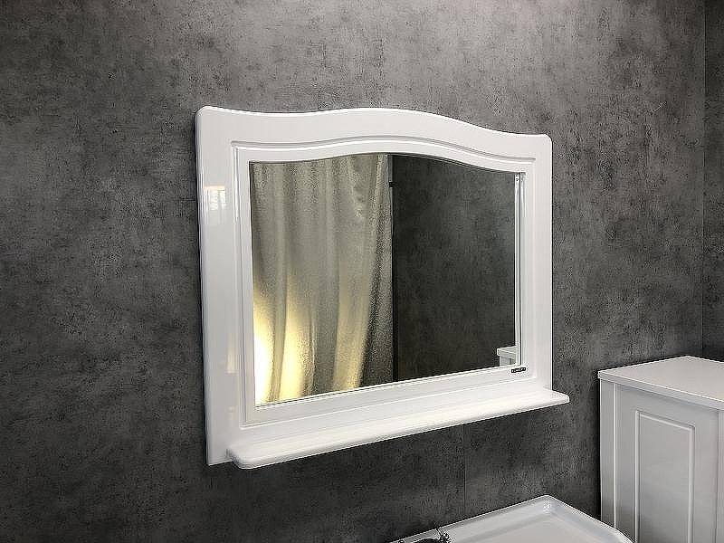 Зеркало Comforty Павия 100 00004147986 Белый глянец, купить, цена, заказать, магазин, доставка, скидка, промокод, купить, цена, заказать, магазин, доставка, скидка, промокод