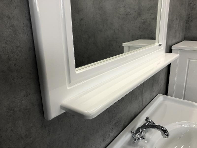 Зеркало Comforty Павия 100 00004147986 Белый глянец