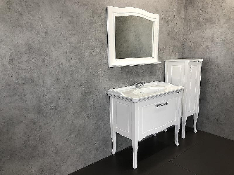 Зеркало Comforty Павия 100 00004147986 Белый глянец, купить, цена, заказать, магазин, доставка, скидка, промокод, купить, цена, заказать, магазин, доставка, скидка, промокод