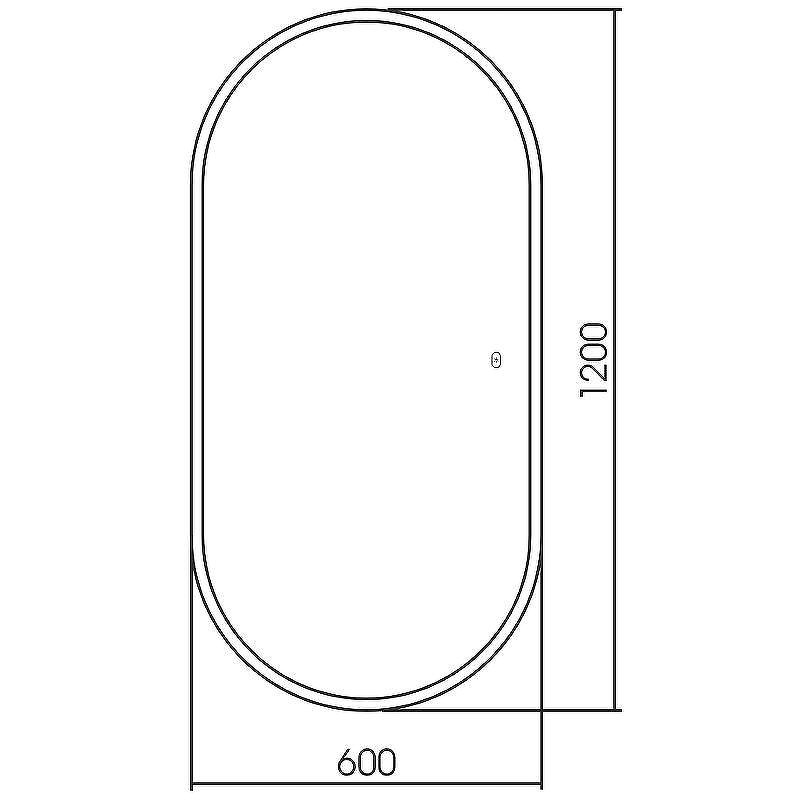 Зеркало Abber See 60 AG6113SMult с подсветкой с сенсорным выключателем и диммером, купить, цена, заказать, магазин, доставка, скидка, промокод, купить, цена, заказать, магазин, доставка, скидка, промокод