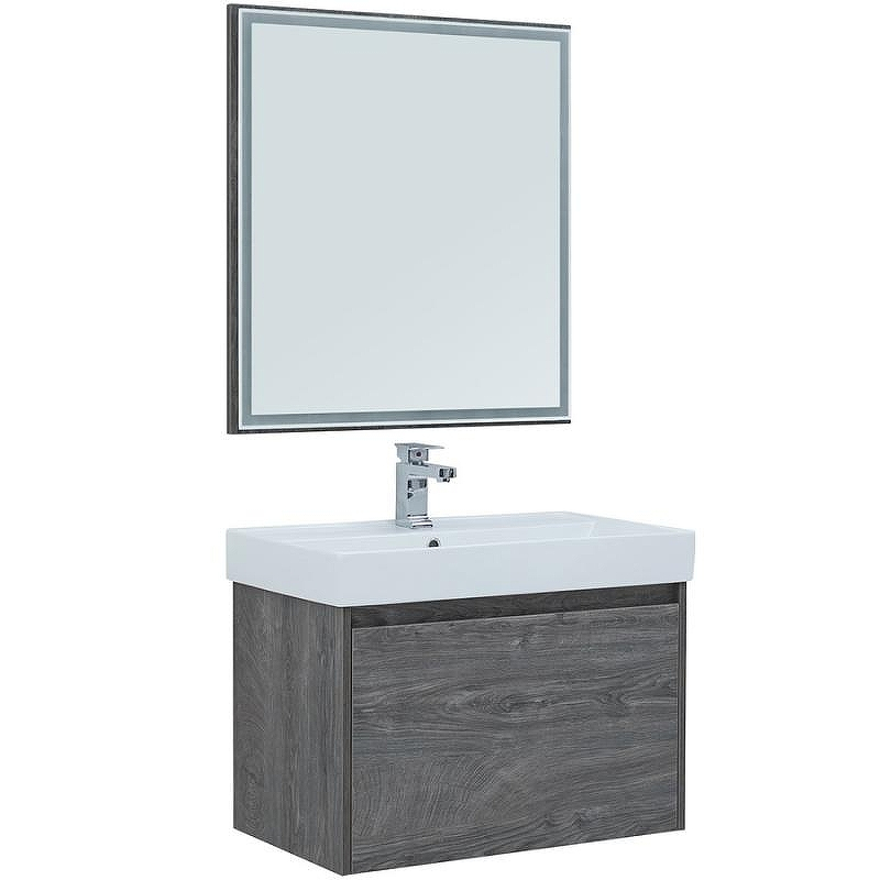 Комплект мебели для ванной Aquanet Nova Lite 75 242295 подвесной Дуб рошелье, купить, цена, заказать, магазин, доставка, скидка, промокод, купить, цена, заказать, магазин, доставка, скидка, промокод