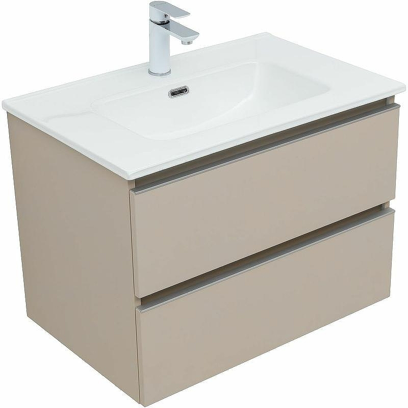 Тумба под раковину Aquanet Вега 70 329584 подвесная Бежевая, купить, цена, заказать, магазин, доставка, скидка, промокод, купить, цена, заказать, магазин, доставка, скидка, промокод