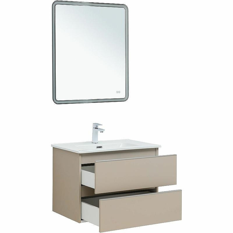 Тумба под раковину Aquanet Вега 70 329584 подвесная Бежевая, купить, цена, заказать, магазин, доставка, скидка, промокод, купить, цена, заказать, магазин, доставка, скидка, промокод