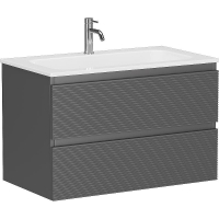 Тумба под раковину Sancos Folk 80 FL80GS подвесная Grey soft, купить, цена, заказать, магазин, доставка, скидка, промокод, купить, цена, заказать, магазин, доставка, скидка, промокод