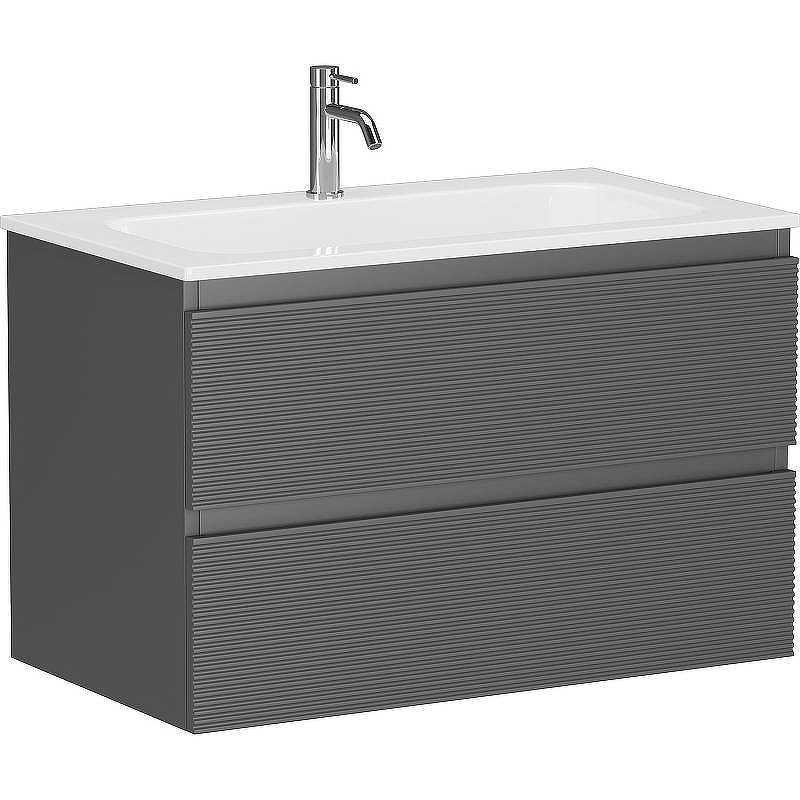 Тумба под раковину Sancos Folk 80 FL80GS подвесная Grey soft, купить, цена, заказать, магазин, доставка, скидка, промокод, купить, цена, заказать, магазин, доставка, скидка, промокод