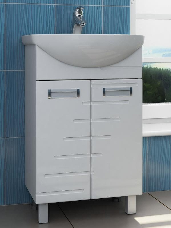 Тумба под раковину Vigo Diana 50 tn.DIA.UYU.50.2D Белая, купить, цена, заказать, магазин, доставка, скидка, промокод, купить, цена, заказать, магазин, доставка, скидка, промокод