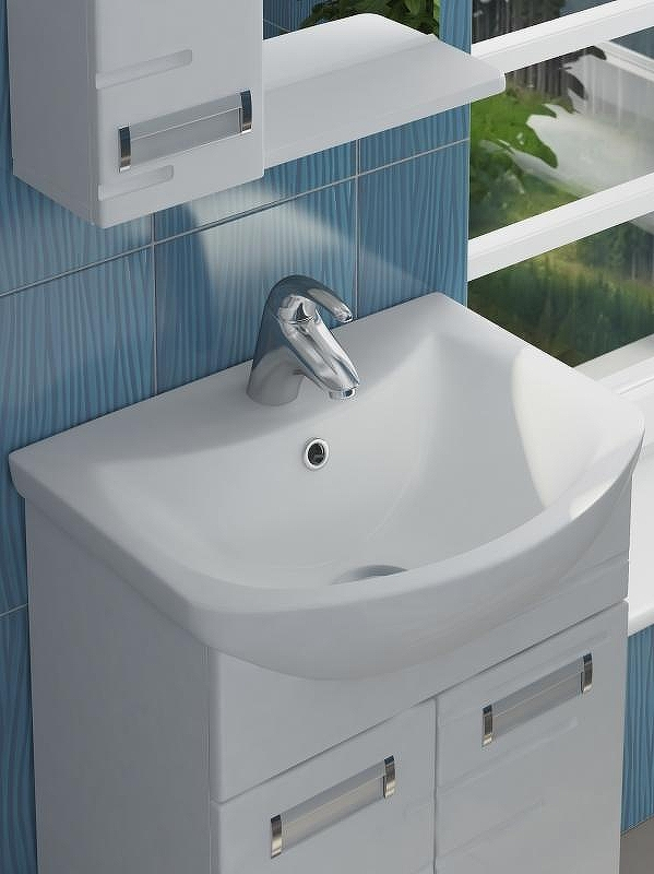 Тумба под раковину Vigo Diana 50 tn.DIA.UYU.50.2D Белая, купить, цена, заказать, магазин, доставка, скидка, промокод, купить, цена, заказать, магазин, доставка, скидка, промокод