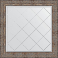 Зеркало Evoform Exclusive-G 87х87 BY 4560 с гравировкой в багетной раме - Медная кольчуга 88, купить, цена, заказать, магазин, доставка, скидка, промокод, купить, цена, заказать, магазин, доставка, скидка, промокод