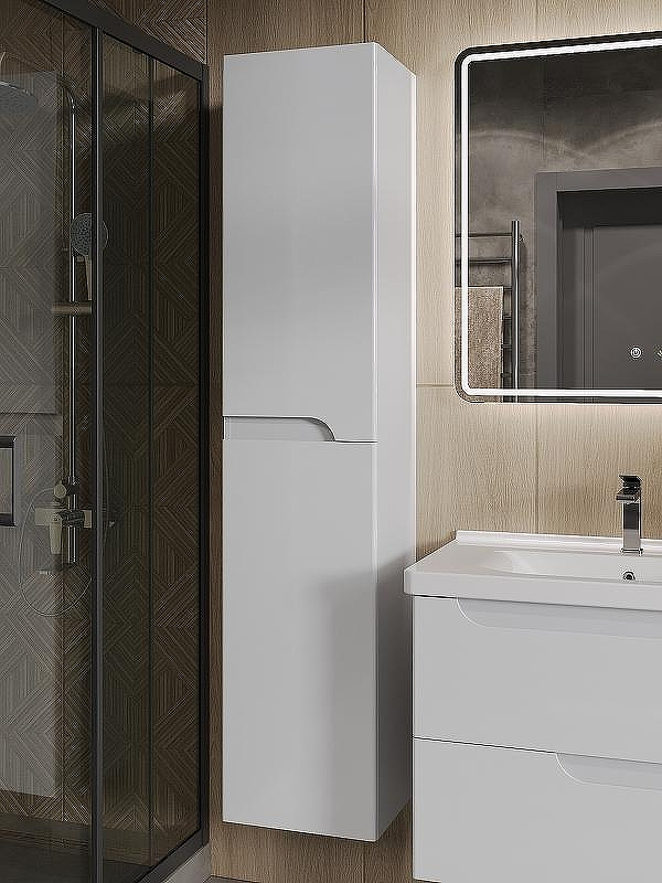 Шкаф пенал Orange Milano PM35-05KU Белый, купить, цена, заказать, магазин, доставка, скидка, промокод, купить, цена, заказать, магазин, доставка, скидка, промокод