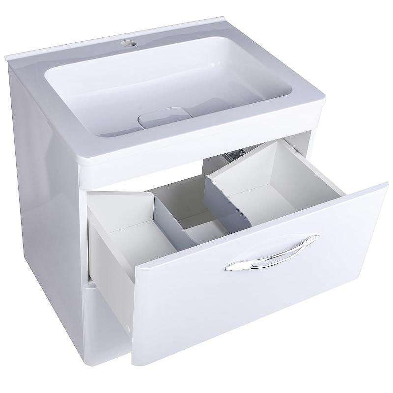 Тумба под раковину Style Line Каре 70 СС-00002269 Люкс Plus подвесная Белый, купить, цена, заказать, магазин, доставка, скидка, промокод, купить, цена, заказать, магазин, доставка, скидка, промокод