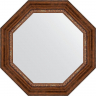 Зеркало Evoform Octagon 67х67 BY 3791 в багетной раме - Римская бронза 88, купить, цена, заказать, магазин, доставка, скидка, промокод, купить, цена, заказать, магазин, доставка, скидка, промокод