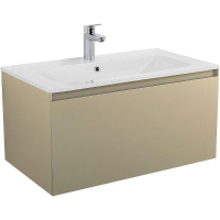 Тумба под раковину Art&Max Latina 80 AM-Latina-800-1C-SO-BGM подвесная Серо-бежевая матовая, купить, цена, заказать, магазин, доставка, скидка, промокод, купить, цена, заказать, магазин, доставка, скидка, промокод