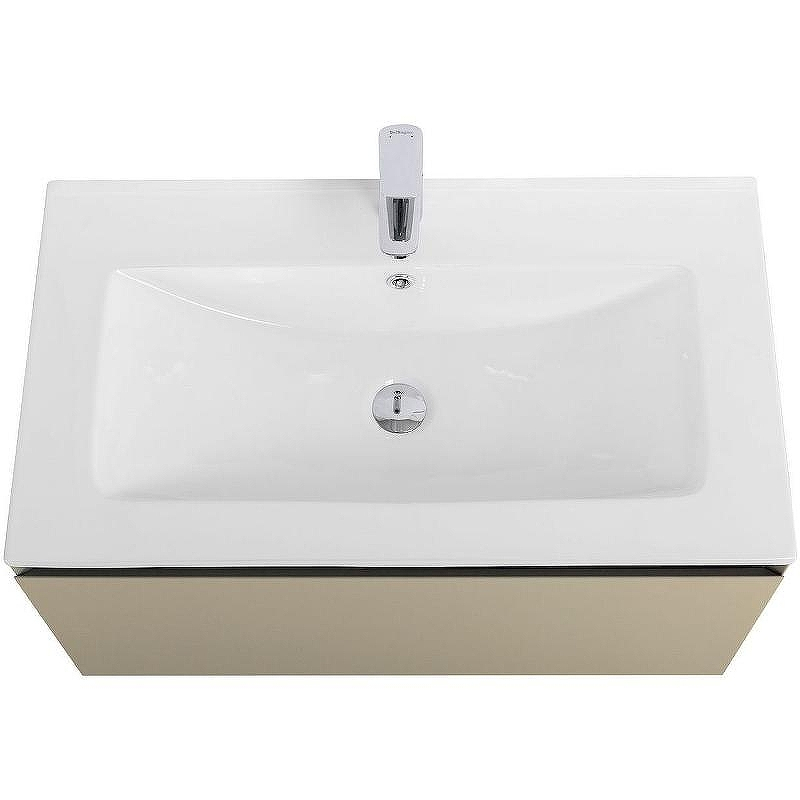 Тумба под раковину Art&Max Latina 80 AM-Latina-800-1C-SO-BGM подвесная Серо-бежевая матовая, купить, цена, заказать, магазин, доставка, скидка, промокод, купить, цена, заказать, магазин, доставка, скидка, промокод