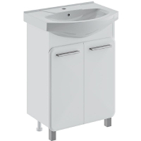 Тумба под раковину Runo Эрика 60 00-00004147 Белая, купить, цена, заказать, магазин, доставка, скидка, промокод, купить, цена, заказать, магазин, доставка, скидка, промокод