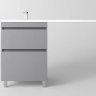 Тумба под раковину Style Line Даллас Леон 120 Люкс Plus СС-00002450 Серая, купить, цена, заказать, магазин, доставка, скидка, промокод, купить, цена, заказать, магазин, доставка, скидка, промокод