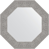 Зеркало Evoform Octagon 61х61 BY 7352 в багетной раме - Чеканка серебряная 90, купить, цена, заказать, магазин, доставка, скидка, промокод, купить, цена, заказать, магазин, доставка, скидка, промокод