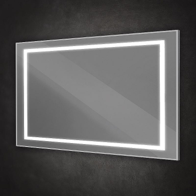 Зеркало BelBagno Kraft 140 SPC-KRAFT-1400-800-SENS-AL с подсветкой Сатин с сенсорным выключателем