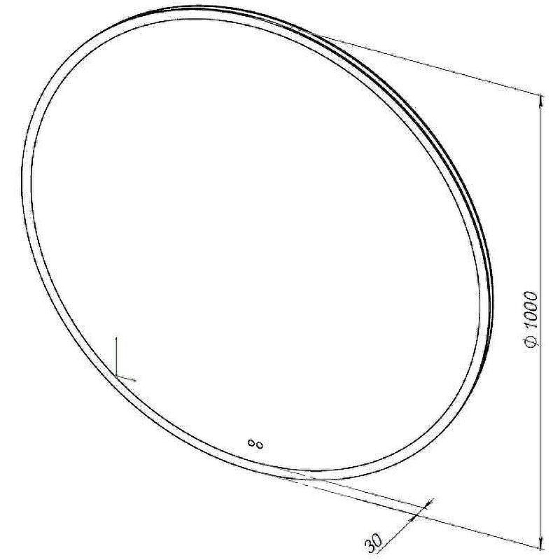 Зеркало Aquanet Арт 100 334364 с подсветкой с сенсорным выключателем и диммером, купить, цена, заказать, магазин, доставка, скидка, промокод, купить, цена, заказать, магазин, доставка, скидка, промокод