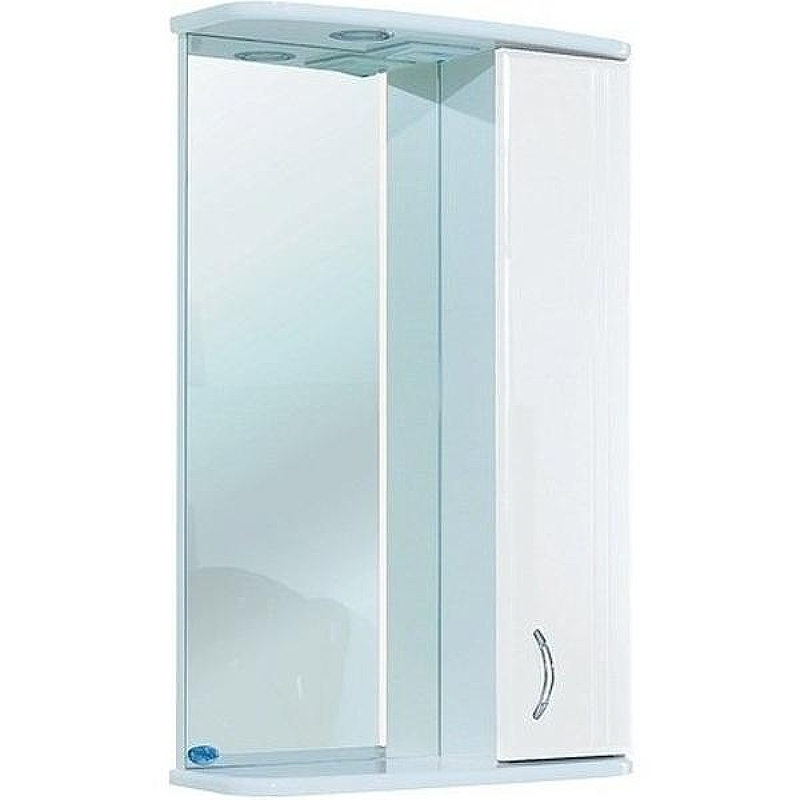 Зеркало со шкафом Bellezza Астра 60 4614909001011 с подсветкой R Белое, купить, цена, заказать, магазин, доставка, скидка, промокод, купить, цена, заказать, магазин, доставка, скидка, промокод