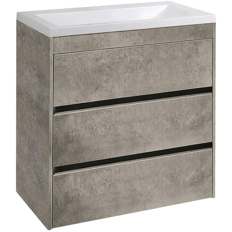 Тумба под раковину Art&Max Family-750-3C-PIA-CV Цемент, купить, цена, заказать, магазин, доставка, скидка, промокод, купить, цена, заказать, магазин, доставка, скидка, промокод