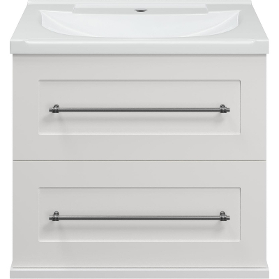 Тумба с раковиной Misty Марта 60 УТ000013427 подвесная Белая