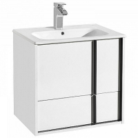 Тумба под раковину Aquaton Ривьера 60 1A238801RVX20 подвесная Белая матовая, купить, цена, заказать, магазин, доставка, скидка, промокод, купить, цена, заказать, магазин, доставка, скидка, промокод